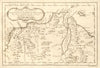 'Cartagène, Ste. Marthe et Venezuela'. Colombia. Cartagena. BELLIN 1754 map