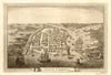 'St. Domingue'. Bird's eye view. City of Santo Domingo, Dominican Republic 1754