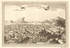 'Nouveau Mexico'. Mexico City as it was in the 18th century 1754 old print