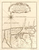 'Port Royal… dans la Baye de Campeche'. Cuidad del Carmen Mexico BELLIN 1754 map