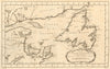 'Carte du Golfe de Saint Laurent' St Lawrence Gulf Newfoundland. BELLIN 1756 map
