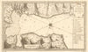 'Plan de la Baye et de la Ville de Portobelo'', Panama. BELLIN 1756 old map