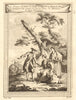 Peru 18C dress & costume. Women of Lima. Mulatto. Domestic negro 1756 print
