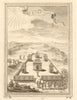 'Temple du Soleil à Cusco'. Coricancha. Temple of the Sun at Cusco, Peru 1756