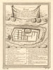 Palace & Citadel of the Inca Kings, Ingapirca, Canar. Ecuador. BELLIN 1756 map