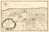 'Plan de la Ville de Buenos-Ayres'. Buenos Aires city plan. BELLIN 1757 map