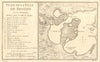 'Plan de la ville de Boston'. Boston & Charlestown plan. BELLIN 1757 old map