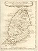 'Carte de l'Isle de la Grenade'. Grenada. West Indies. BELLIN 1759 old map
