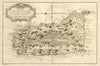 'Carte de l'Isle de Sainte Lucie'. St Lucia. West Indies. BELLIN 1759 old map