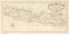'Nouvelle Carte de l’Isle de Java'. Dutch East India Company. BELLIN 1761 map