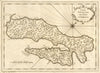 'Carte particulière de I’lsle d’Amboine'. Ambon, Maluku islands. BELLIN 1761 map