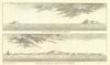 Anatahan, Sarigan & Saipan. Northern Mariana islands coast profiles 1761 print