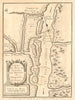 The tributaries of the Yenisei River around Mangazeya, Russia. BELLIN 1768 map