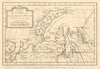 'Païs Habités par les Samojedes & Ostiacs' Novaya Zemlya Siberia BELLIN 1768 map