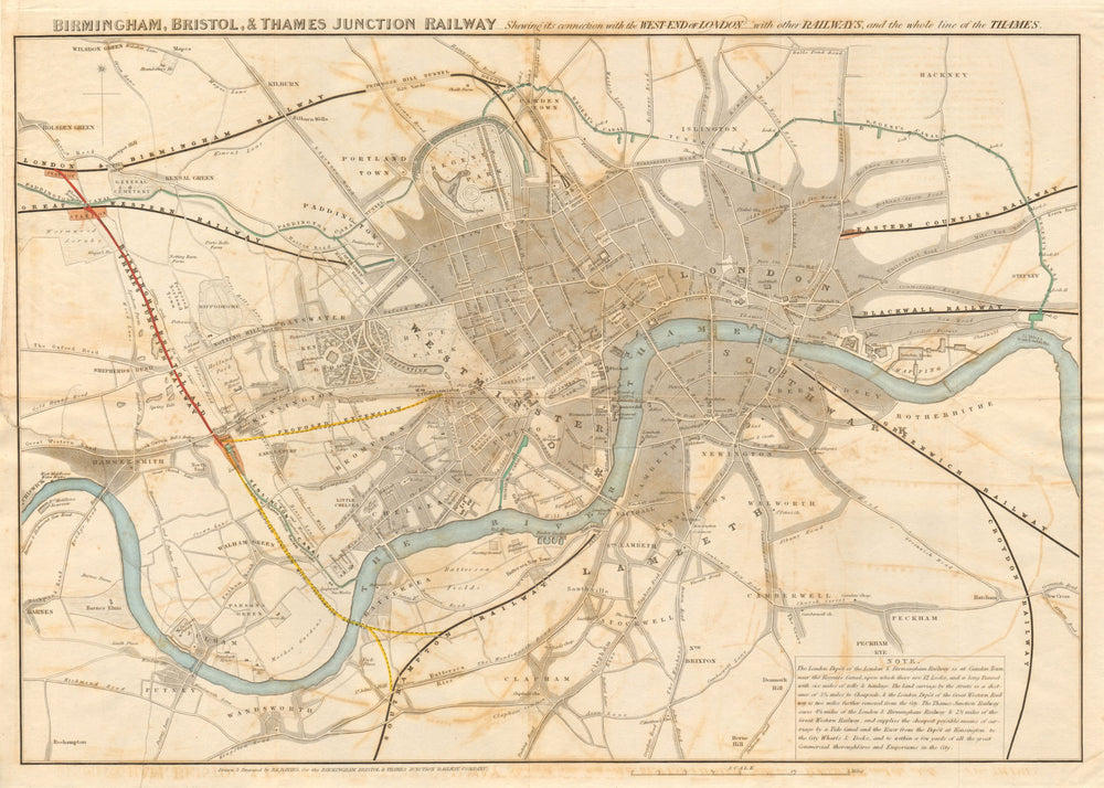 "Birmingham, Bristol & Thames Junction Railway". West London. DAVIES 1839 map