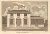 Davy's Florist, Chelsea. Chelsea flower show, London 1810 old antique print