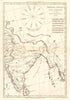 Imperia Antiqua, pars Orientalis. Empire of Alexander the Great. BONNE 1789 map