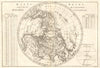 Mappe-monde sur le plan de l’Equateur, hemisphere Septentrional. BONNE 1789