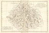 Gouvernements de Berri, d’Orléanois, de Touraine et de Nivernois. BONNE 1789 map