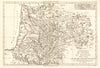 Guienne et Gascogne avec… Béarn et Basse Navarre. SW France. BONNE 1789 map