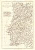 Royaume de Portugal. Kingdom of Portugal. BONNE 1789 old antique map chart