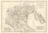 L’État de Venise, avec les Duchés de Mantoue et de Modene. Italy. BONNE 1789 map