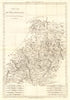 Cercle de Westphalie. Circle of Westphalia. North-west Germany. BONNE 1789 map