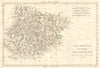 Partie Méridionale du Cercle de la Haute Saxe. East Saxony. BONNE 1789 old map