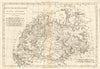 Royaume de Hongrie et pays adjacents. Kingdom of Hungary. BONNE 1789 old map