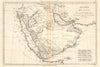 Arabie, Mer Rouge et Golfe Persique. Arabia Red Sea Persian Gulf. BONNE 1790 map