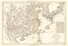 Empire de la Chine, Royaume de Corée &… Japon. China Korea Japan. BONNE 1790 map