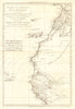 Partie Occidentale de l’Afrique. West Africa coast Canary islands BONNE 1790 map