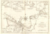 Détroit de Magellan. Strait of Magellan. Chile. BONNE 1790 old antique map