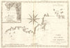 Carte de la Terre Van Diemen. Tasmania. Adventure Bay. Australia. BONNE 1790 map