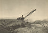 CHILE. Oficina Maria-Elena. Pala mecanica recogiendo caliche 1932 old print