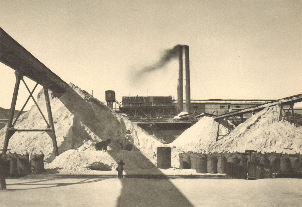CHILE. Oficina Chile. Salitre. Saltpeter factory. Potassium Nitrate ...