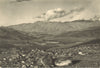 CHILE. Valle del Rio Huasco. Above / Arriba de Vallenar 1932 old vintage print