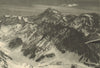 CHILE. Aconcagua. Laguna del Inca. Estacion Portillo. Ski resort 1932 print
