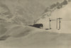 CHILE. Estacion ''caracoles'' del F.C.Transandino en invierno. Railways 1932