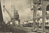 CHILE. Valparaiso. Malecones de embarque. Docks 1932 old vintage print picture