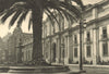 CHILE. Santiago. La Moneda palace 1932 old vintage print picture