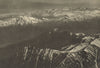 CHILE. Valle del Rio Maipu. Vista aerea Cordillera al Norte de Santiago 1 1932