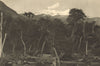 CHILE. Volcan Chillan Volcano 1932 old vintage print picture