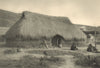 CHILE. Lumaco. Ruca Araucana. Mapuche 1932 old vintage print picture