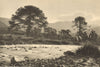 CHILE. Cordillera de las Raices 1932 old vintage print picture