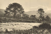CHILE. Cordillera de las Raices 1932 old vintage print picture