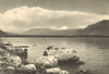 CHILE. Lake / Lago Villarica. Volcanes Lanin y Quetrupillán. Volcanoes 1932