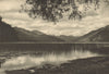 CHILE. Lago Neltume. Lake Neltume 1932 old vintage print picture