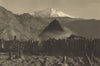 CHILE. Huilo-Huilo. Volcan Chohuenco Volcano 1932 old vintage print picture