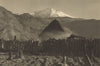 CHILE. Huilo-Huilo. Volcan Chohuenco Volcano 1932 old vintage print picture